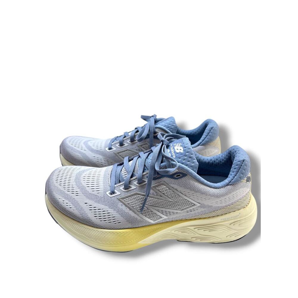 Size 10 New Balance Womens Fresh Foam 880v15 Running Shoes Sneakers Gray Beige - Picture 4 of 14